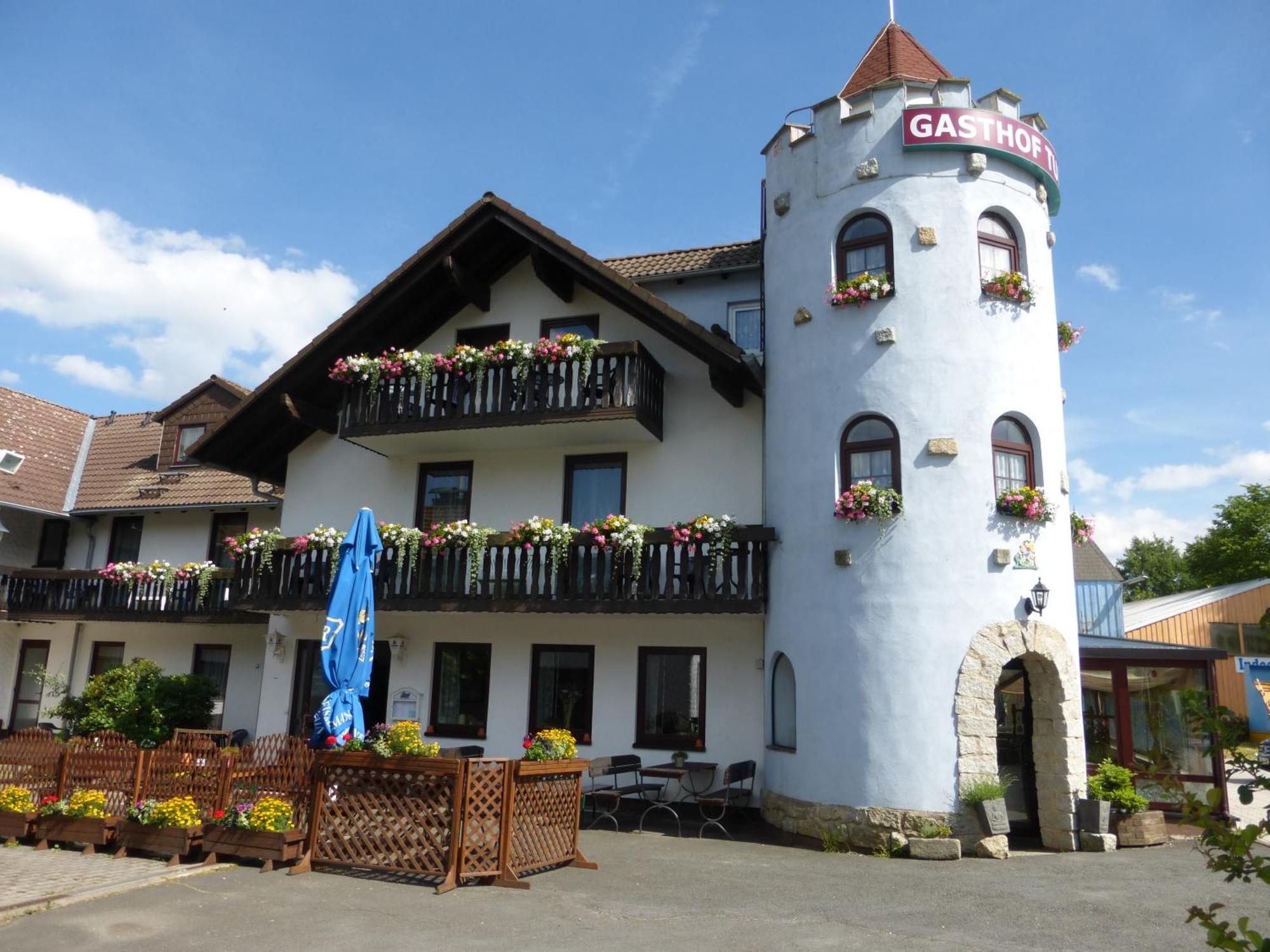 Hotel Gasthof Turm Grunhaid Bagian luar foto